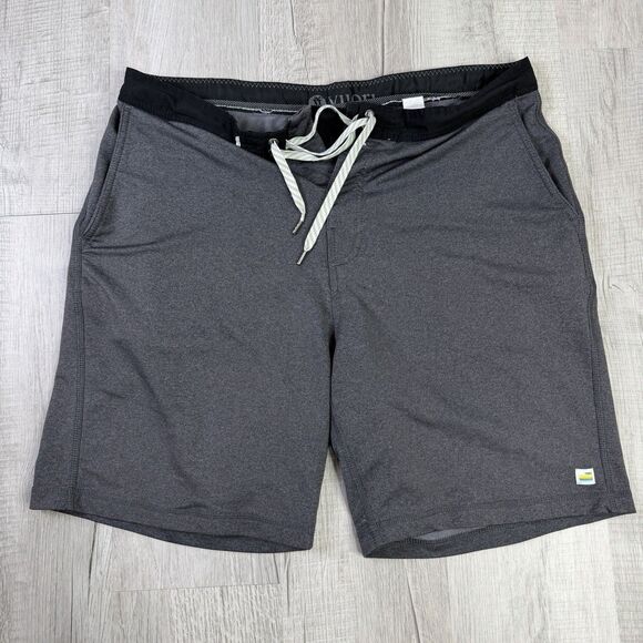 Vuori Other - Vuori Cruise Boardshorts Mens 36 Charcoal Grey Waistband Swim Trunks READ N